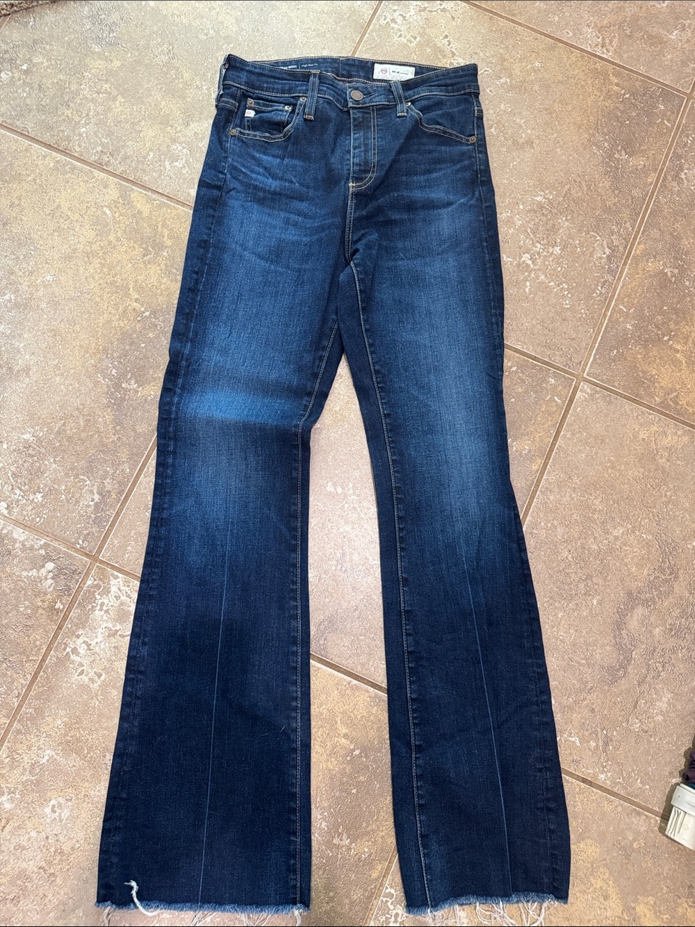AG Adriano Goldschmied Indigo Farrah Boot- High Rise Fit size 28x32